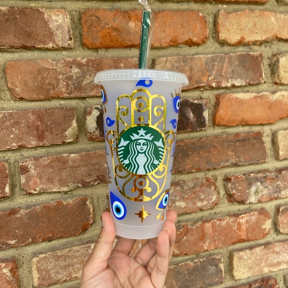 Evil eye custom Starbucks cup - Picture 1 of 2